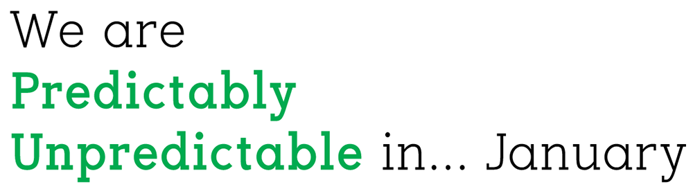 Capitalising on unusual consumer behaviour in january