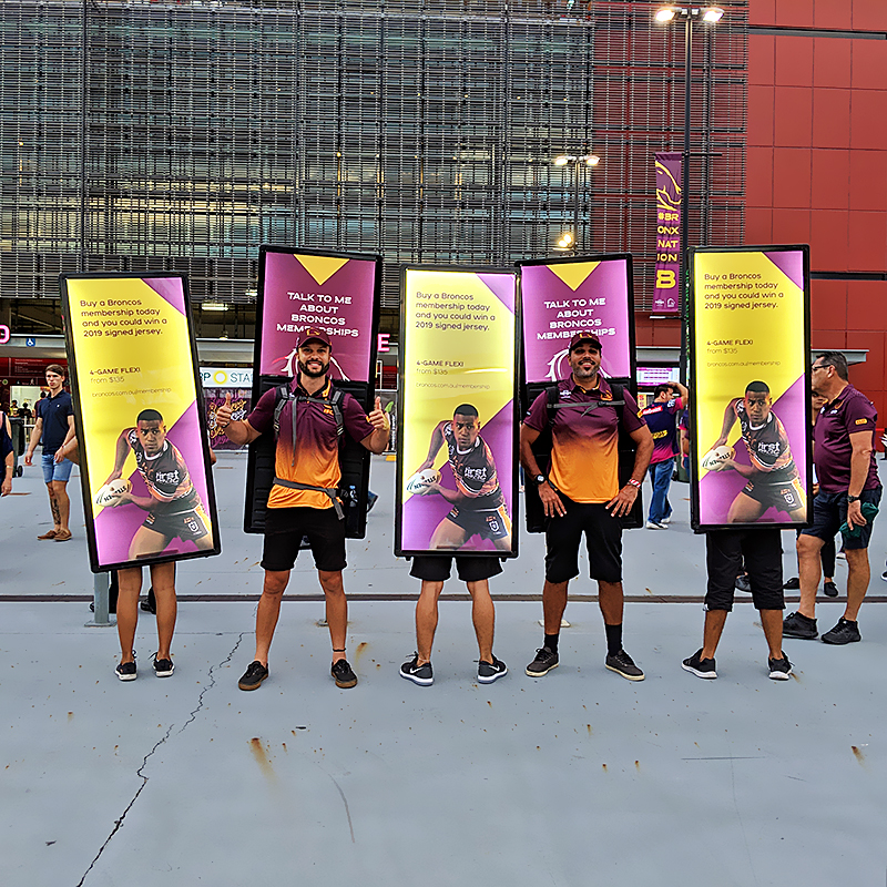 Human Billboards